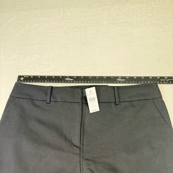 Ann Taylor Factory NWT Women’s The Straight Mid-Rise Pants Black Size 14 - Picture 6 of 11